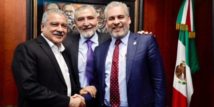 Bedolla y senadores respaldan iniciativas de Sheinbaum de no reelección y nepotismo