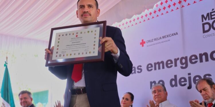 Arranca en Michoacán, Colecta Nacional de la Cruz Roja Mexicana: SSM