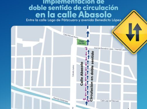 Gobierno de Morelia implementará cambios de sentido para mejorar movilidad en calle Abasolo
