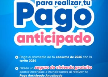 Último día para realizar el Pago Anticipado del OOAPAS