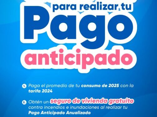 Último día para realizar el Pago Anticipado del OOAPAS