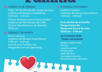 DIF Morelia invita a celebrar el Día de la Familia