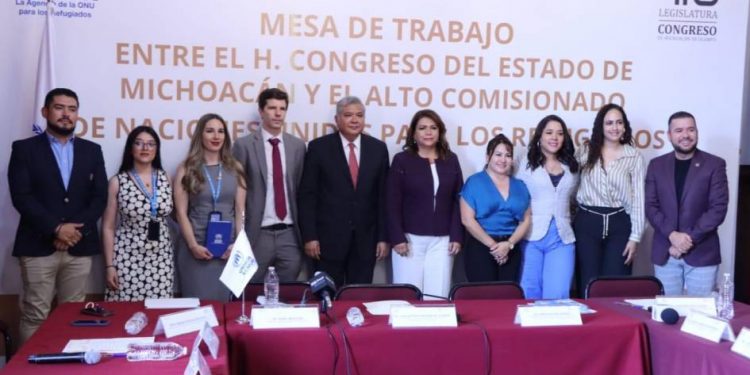Instala Congreso Mesa de Trabajo con oficina del Alto Comisionado de Naciones Unidas para Refugiados