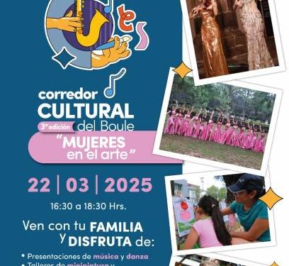 SeCultura Morelia invita al Corredor Cultural del Boule ‘Mujeres en el arte’