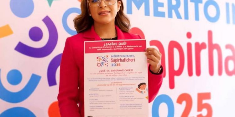 Grecia Aguilar convoca a participar en Concurso al Mérito Infantil Sapirhaticheri 2025