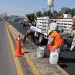 Gobierno de Morelia coloca luminarias en salida Pátzcuaro