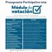Hoy, último día para votar proyectos que integrarán el Presupuesto Participativo 2025.