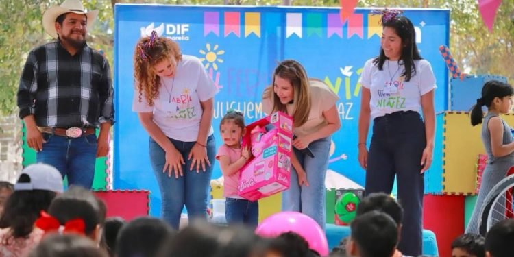 Miles de niñas y niños disfrutan de los festejos que el DIF Morelia les ha preparado