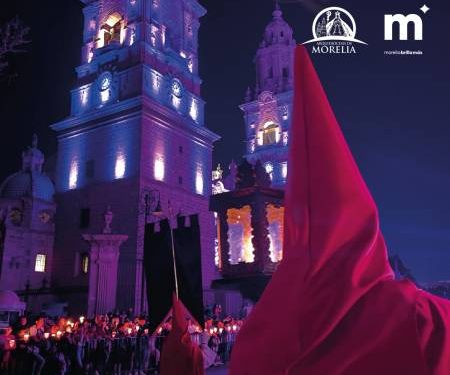 Procesión del Silencio, evento estelar de actividades de Semana Santa en Morelia