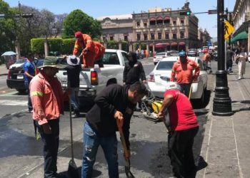 Gobierno de Morelia alista el Centro Histórico para eventos de Semana Santa