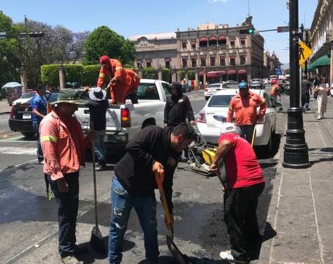 Gobierno de Morelia alista el Centro Histórico para eventos de Semana Santa