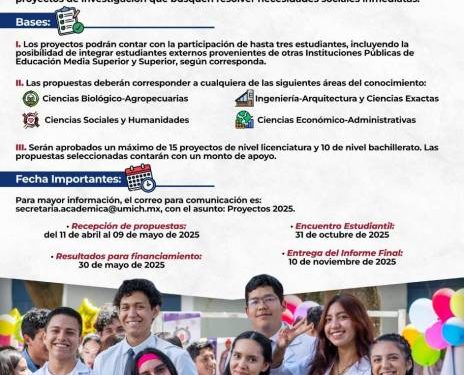 Administración de Yarabí Ávila lanza convocatoria para proyectos de investigación para estudiantes