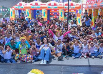 Niñas y niños de Chiquimitío y Atapaneo vivieron feliz celebración con Feria de la Niñez del DIF Morelia