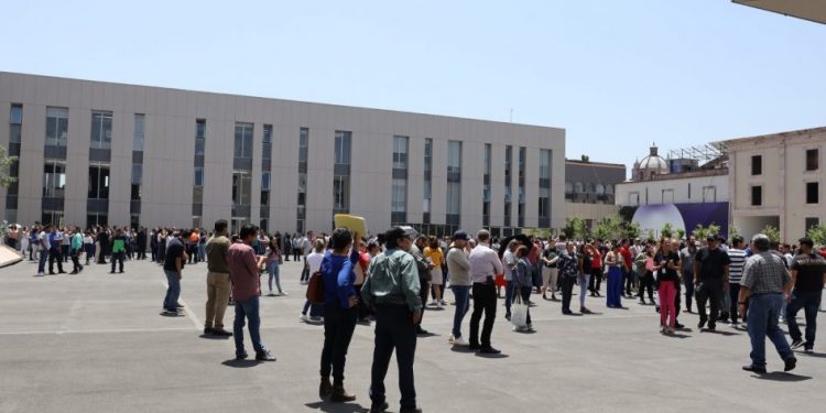 Centro Administrativo de Morelia se suma a Simulacro 2025