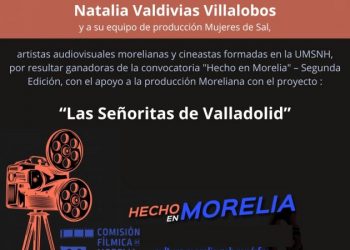 Natalia Valdivias, ganadora de la convocatoria ‘Hecho en Morelia’ de SeCultura Municipal