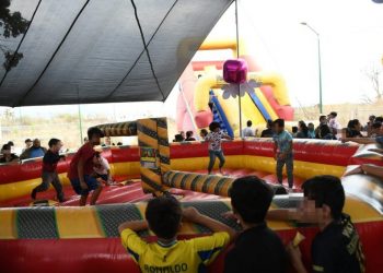 En Villas del Pedregal, Gobierno de Morelia concluye Feria de la Niñez “Juguemos por la paz