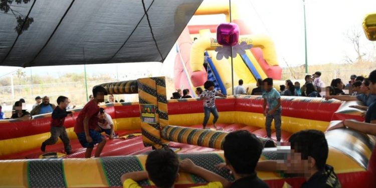 En Villas del Pedregal, Gobierno de Morelia concluye Feria de la Niñez “Juguemos por la paz