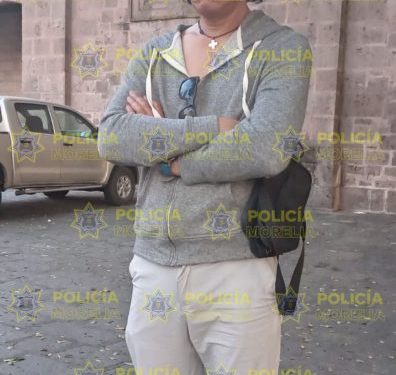 Policía Morelia detiene a hombre señalado por acoso en el Centro
