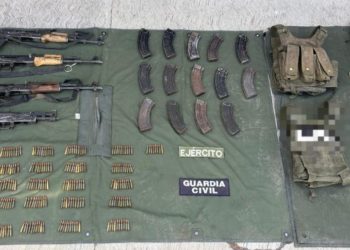 SSP y Defensa aseguran más de 350 cartuchos y cuatro fusiles en Buenavista