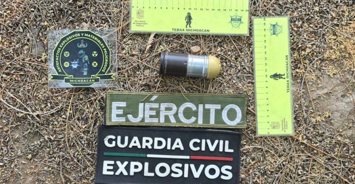Aseguradas tres armas y un explosivo en Apatzingán: SSP