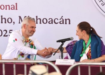 Agradece Bedolla a Sheinbaum impulso para que Michoacán sea motor del desarrollo del Pacífico