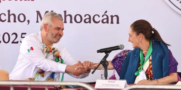 Agradece Bedolla a Sheinbaum impulso para que Michoacán sea motor del desarrollo del Pacífico