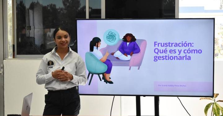 Personal de la Fiscalía Regional de Morelia recibe atención en materia de salud mental