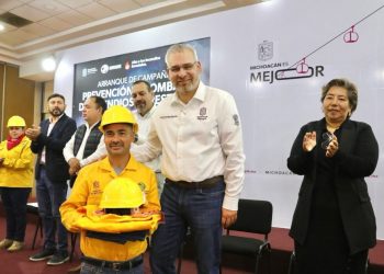 Michoacán usa sistema de alerta temprana de incendios forestales: Bedolla