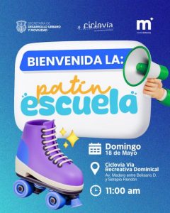 Gobierno de Morelia invita a los ciudadanos a la "Patín Escuela"-Morelia Informativo