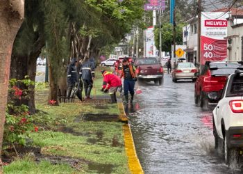 Servicios públicos atienden posibles afectaciones tras la lluvia de este Lunes-Morelia Informativo