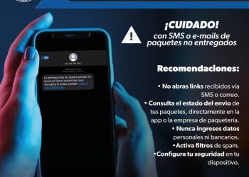 SSP lanza ciberalerta por fraudes de supuestos paquetes no entregados