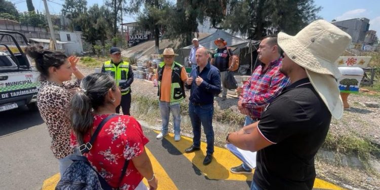 Supervisa Eric Gaona vialidad Trébol–San Pedro acompañado del SICT y vecinos