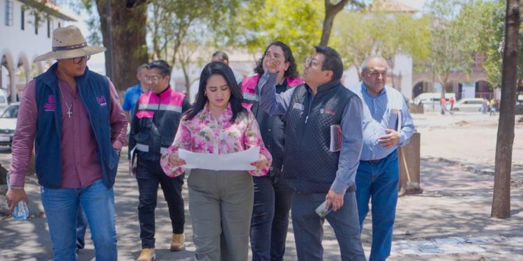 Inicia la gran transformación de la plaza Gertrudis Bocanegra: Gladyz Butanda