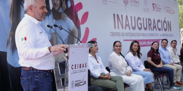 Inaugura Bedolla en Zacapu el décimo Centro para el Bienestar que reconstruye el tejido social