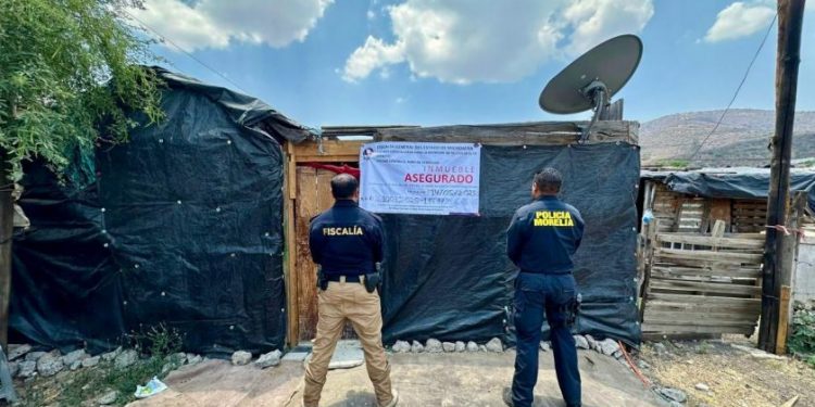 En Morelia, asegura FGE inmueble relacionado en conductas ilícitas y asegura un vehículo con reporte de robo