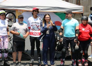 Morelia rueda con energía: Sedum arranca con éxito la ‘Patín Escuela’