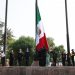 Encabeza Alfonso Martínez Alcázar, Izamiento de banderas por 484 Aniversario de Morelia