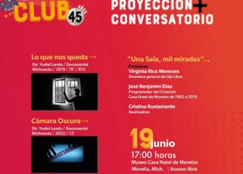 Cineclub Casa Natal de Morelos celebra 45 años de cine y memoria: Secum