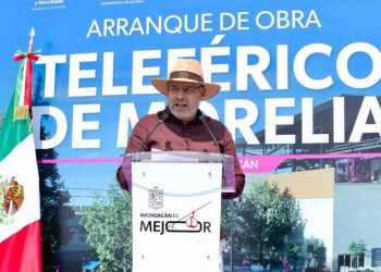 Rápidos, ecológicos, económicos y seguros, así serán los teleféricos de Morelia y Uruapan: Bedolla