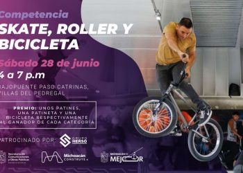 ¡Adrenalina en Paso Catrinas! SCOP te reta a la gran competencia de skate, roller y bici