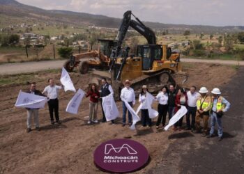 Av. Amalia Solórzano se amplía para conectar a tenencias de Jesús del Monte, Santa María y Morelos: Bedolla