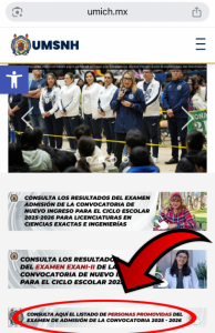 Quedan publicadas las listas de personas promovidas para programas del área de la Salud: UMSNH-Morelia Informativo