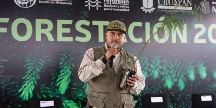 Arranca Bedolla reforestación 2025; despliega ejército verde para plantar 10 millones de árboles