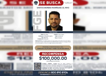 FGE ofrece recompensa para la detención del Santos Moreno “El Kiko” presunto homicida del edil de Tacámbaro y su escolta
