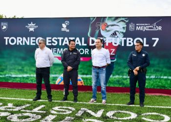 Michoacán recupera espacios públicos con torneo de fútbol: SESESP