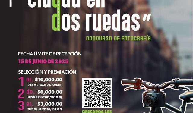 Invita Gladyz Butanda a concurso de fotografía “Ciudad en Dos Ruedas”