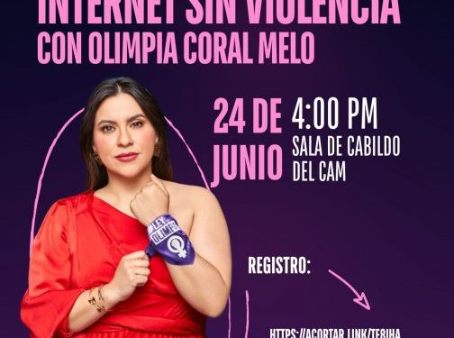 Olimpia Coral se sumará en Morelia a jornada de Semmujeris por un internet sin violencia