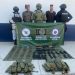 Detenidos 2 hombres en posesión de armas largas y municiones en Parácuaro: SSP