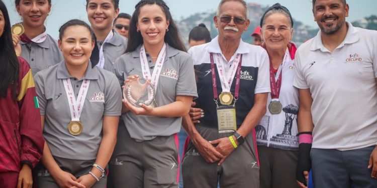 Michoacán gana oro y plata en voleibol de playa en Olimpiada Nacional