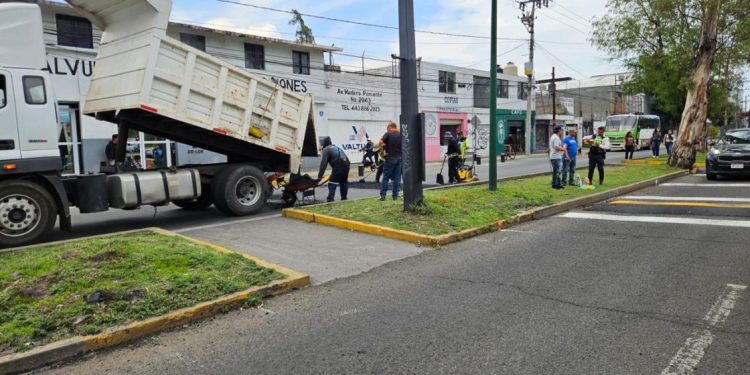 Gobierno de Morelia mejora movilidad peatonal en avenida Madero Poniente, en beneficio de la ciudadanía